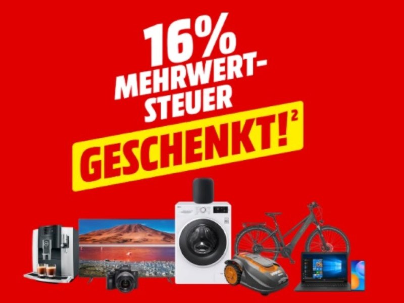 Rabattaktion zur MwSt von Media Markt