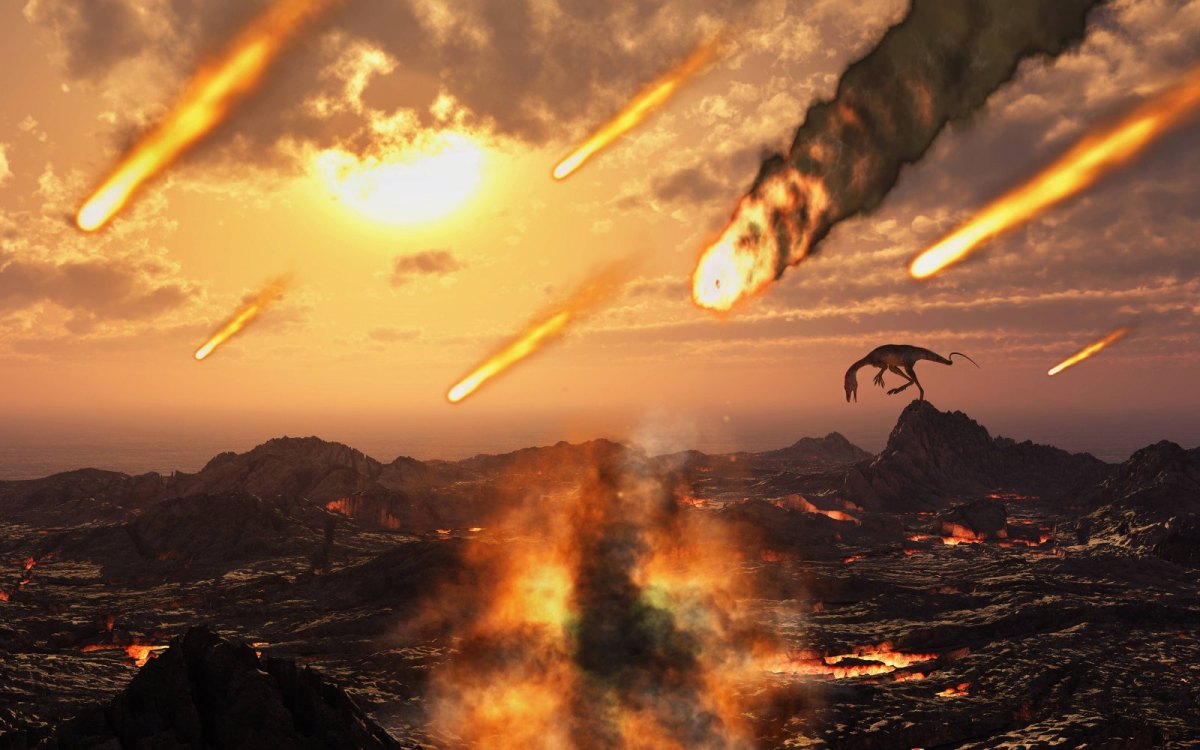 Meteoriten-Schwarm prasselt auf die Erde