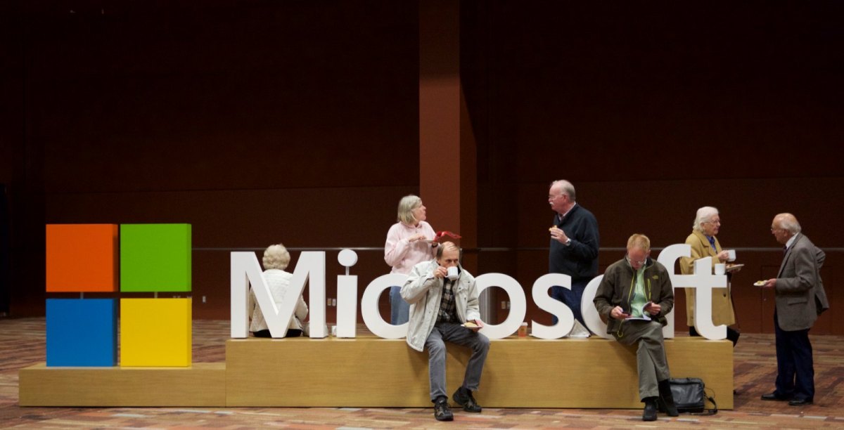 Großes Microsoft-Logo