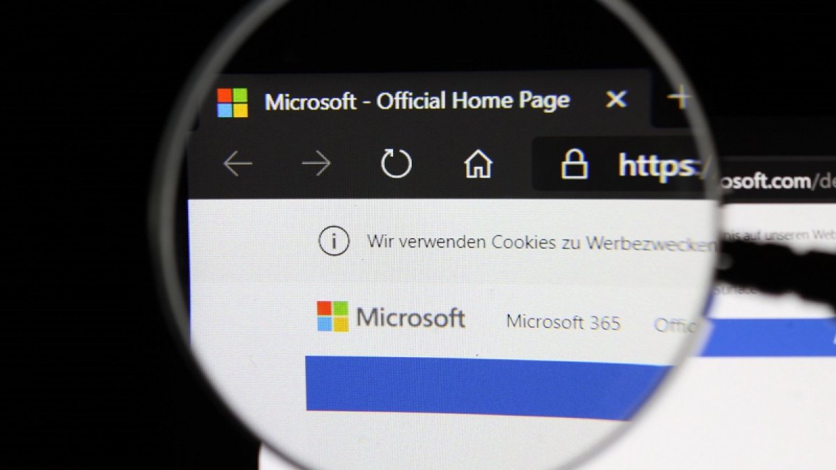 Die offizielle Microsoft-Webseite.