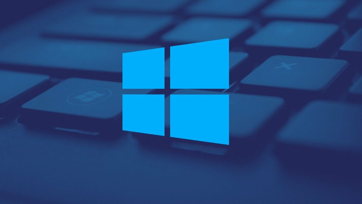 Windows 10 Logo in Blau