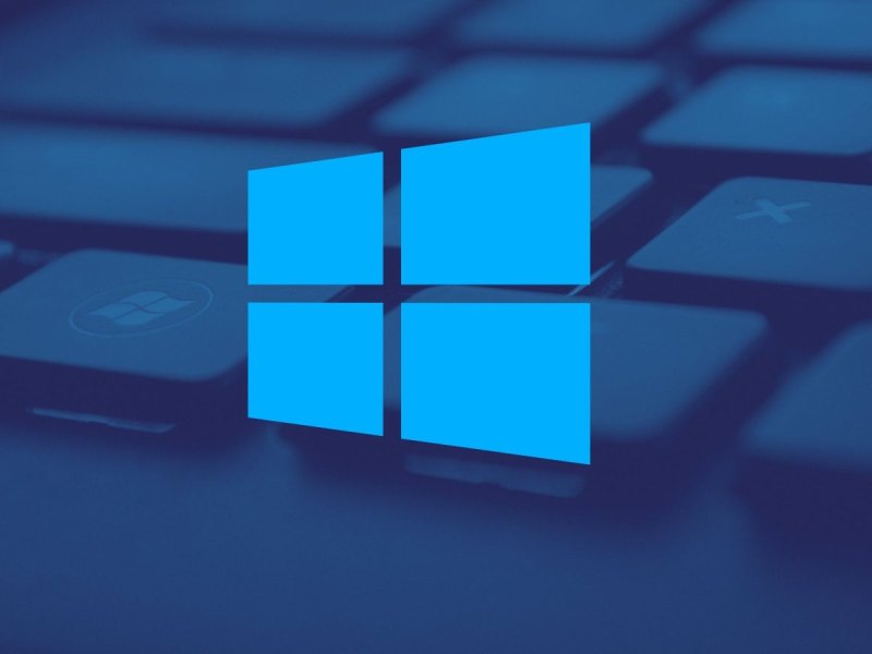 Windows 10 Logo in Blau