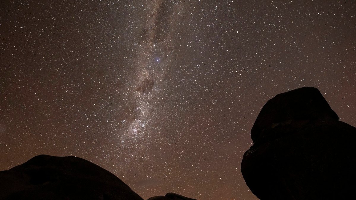 Die Milchstraße über Neuseeland.