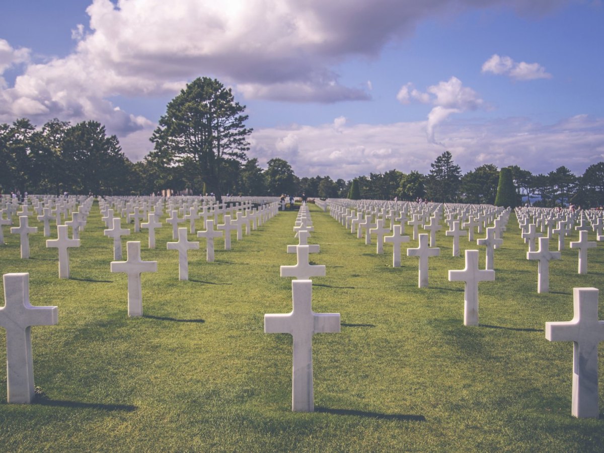 Ein Militärfriedhof in den USA (Symbolbild).