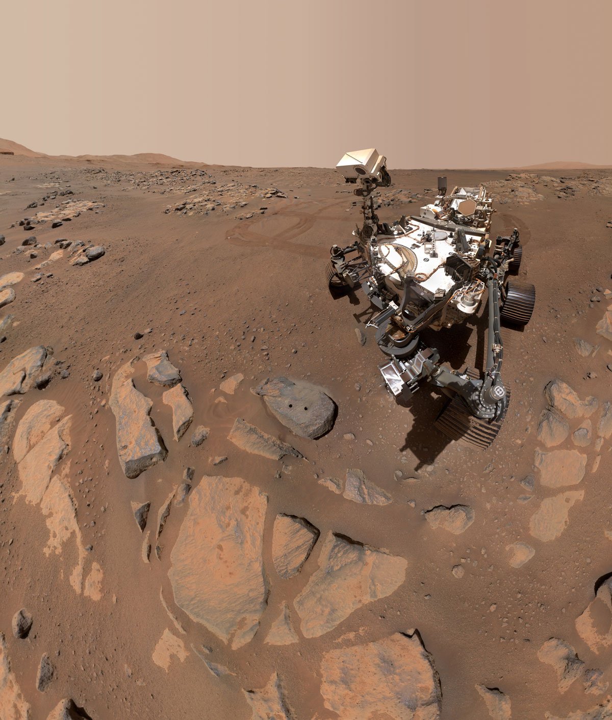 Mars-Rover Perseverance auf dem Mars