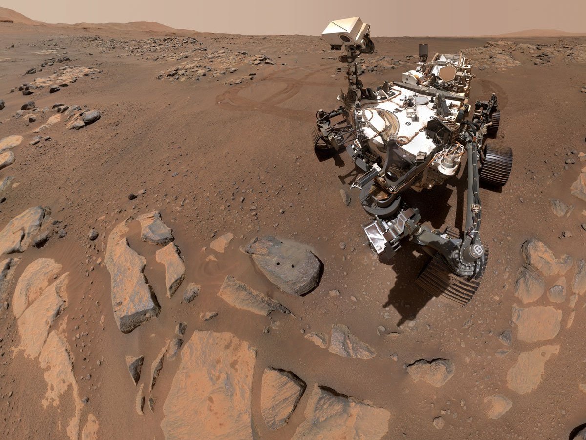 Mars-Rover Perseverance auf dem Mars