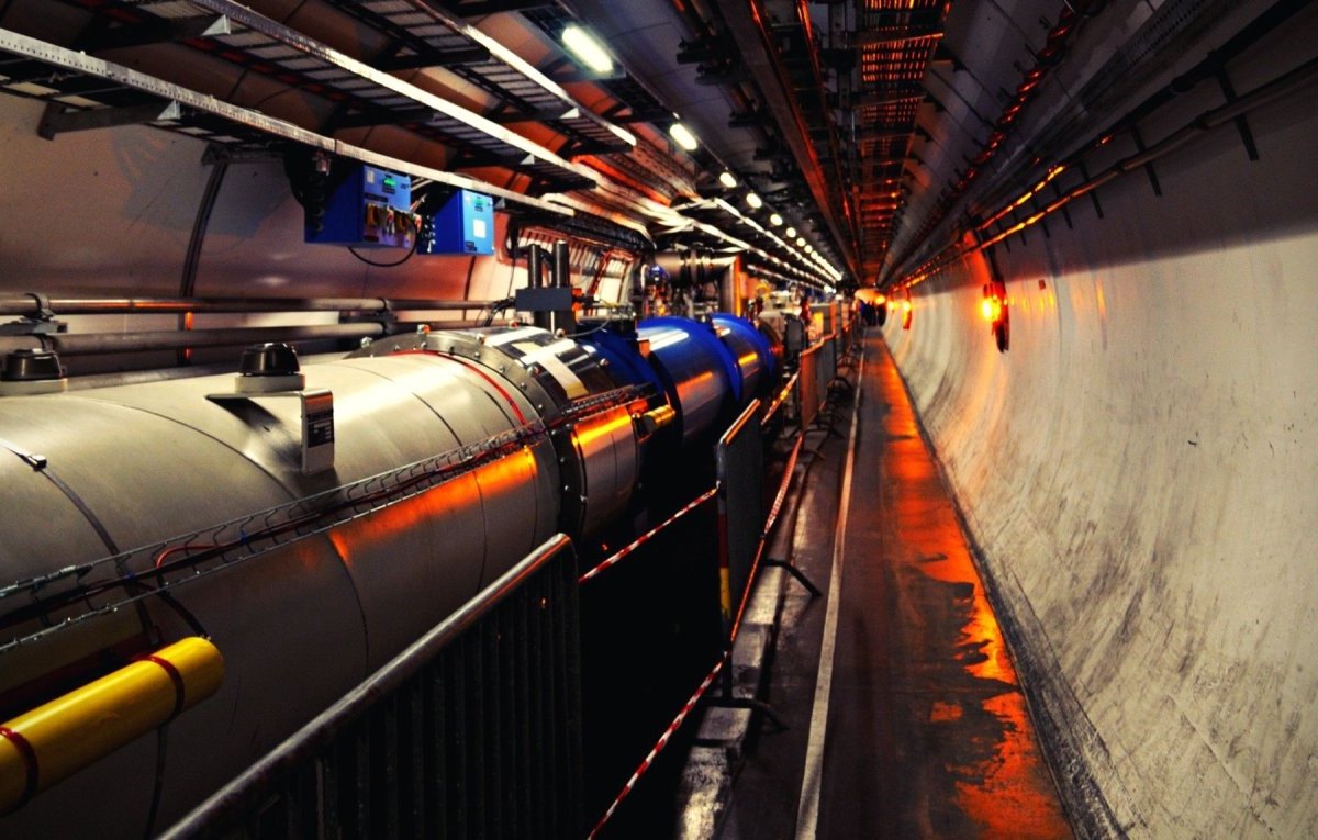 Large Hadron Collider (LHC) im CERN bei Genf