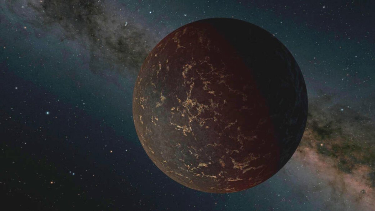 Darstellung des Exoplaneten 3844b