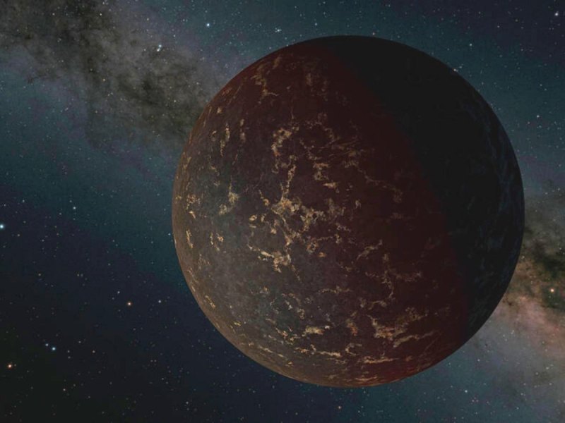 Darstellung des Exoplaneten 3844b