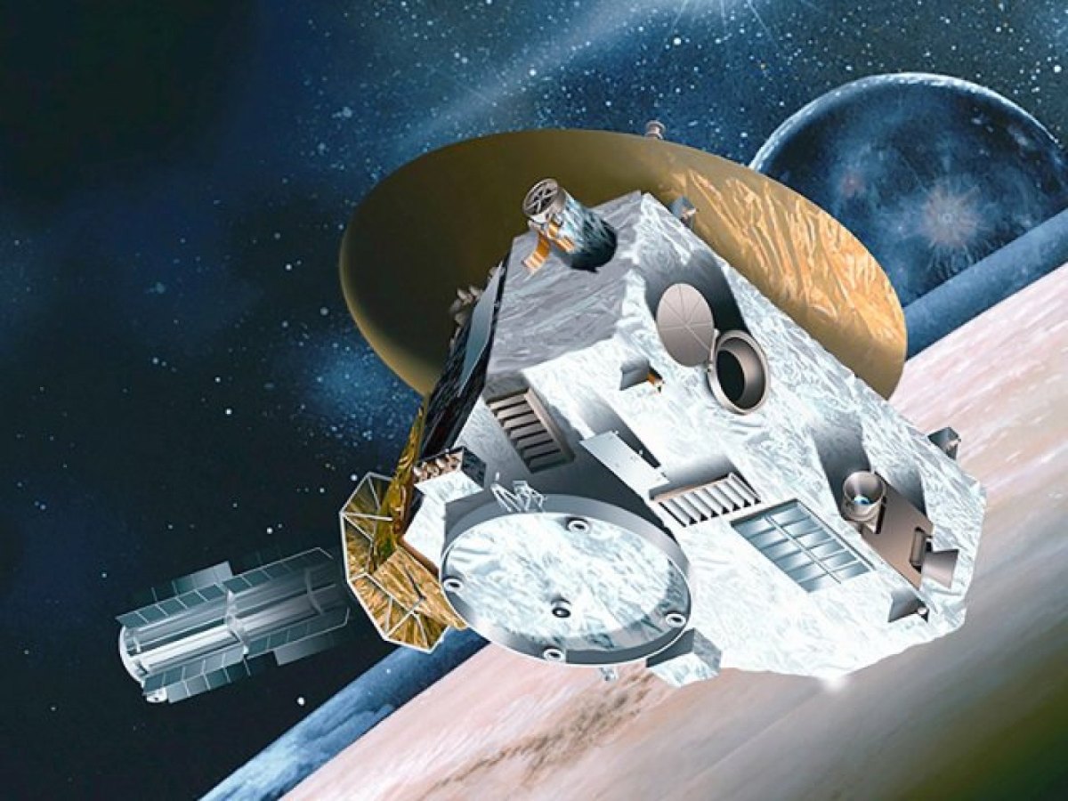 Die NASA-Sonde New Horizons (Grafik)