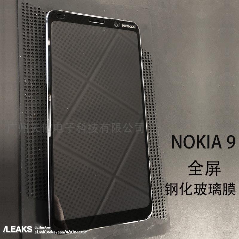 Auf dieser Aufnahme soll die Front des Nokia 9 zu sehen sein. Stimmt das, verzichtet der Hersteller auf den Notch und setzt auf ein klassisches Smartphone-Design. 