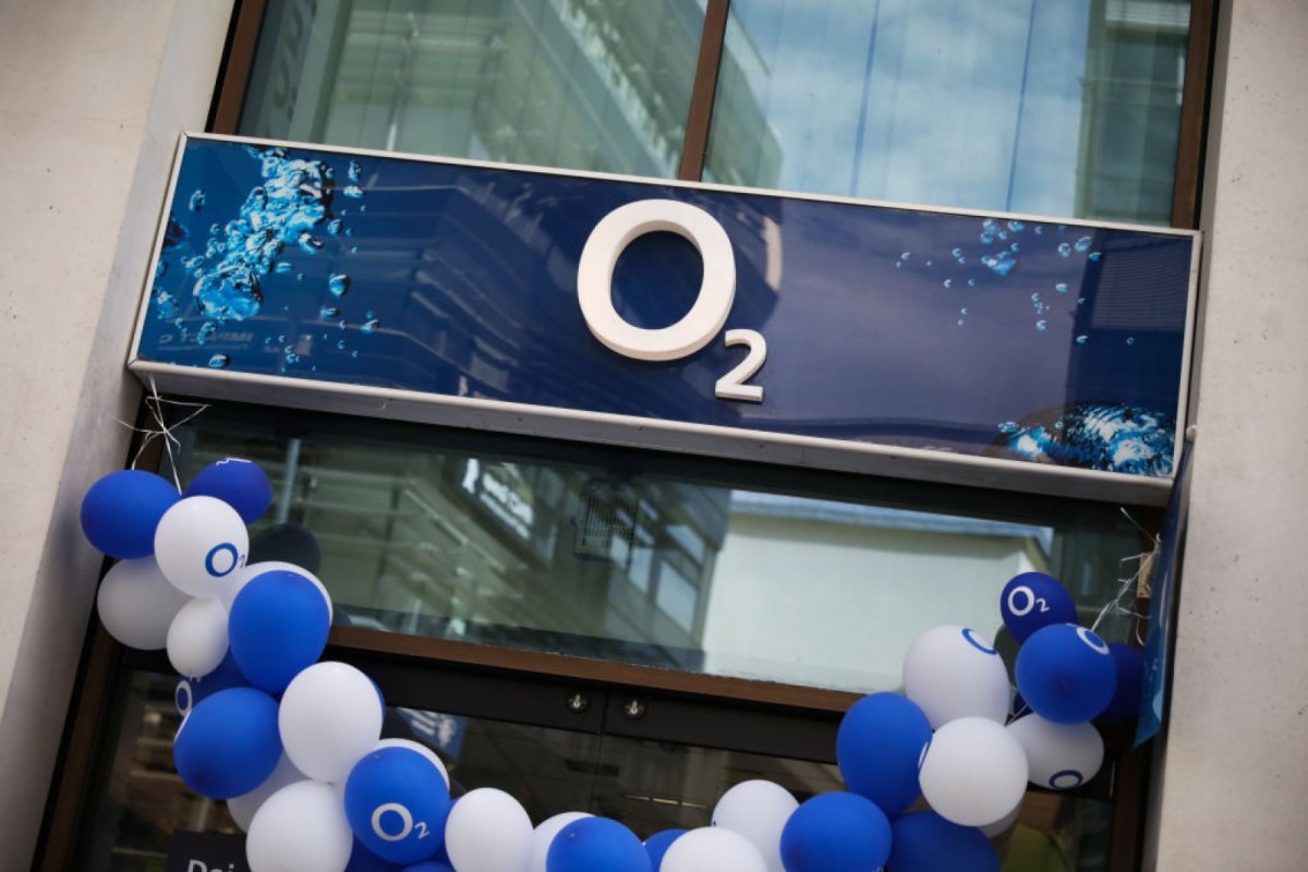 o2-Store mit Ballons