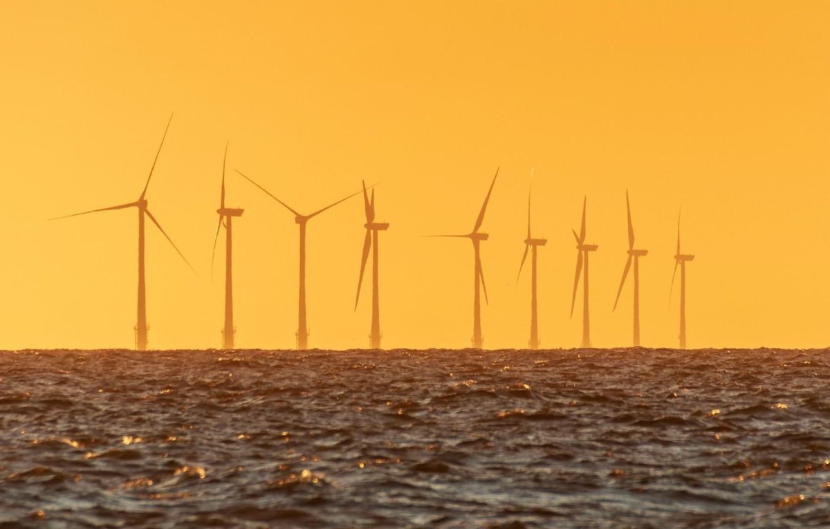Offshore-Windpark vor der niederländischen Küste