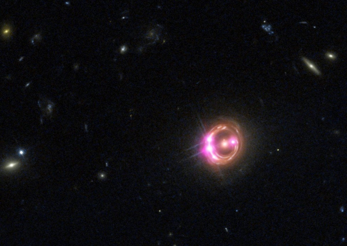 Der Quasar RX J1131-1231 hat einige Exoplaneten weit außerhalb der Milchstraße enthüllt