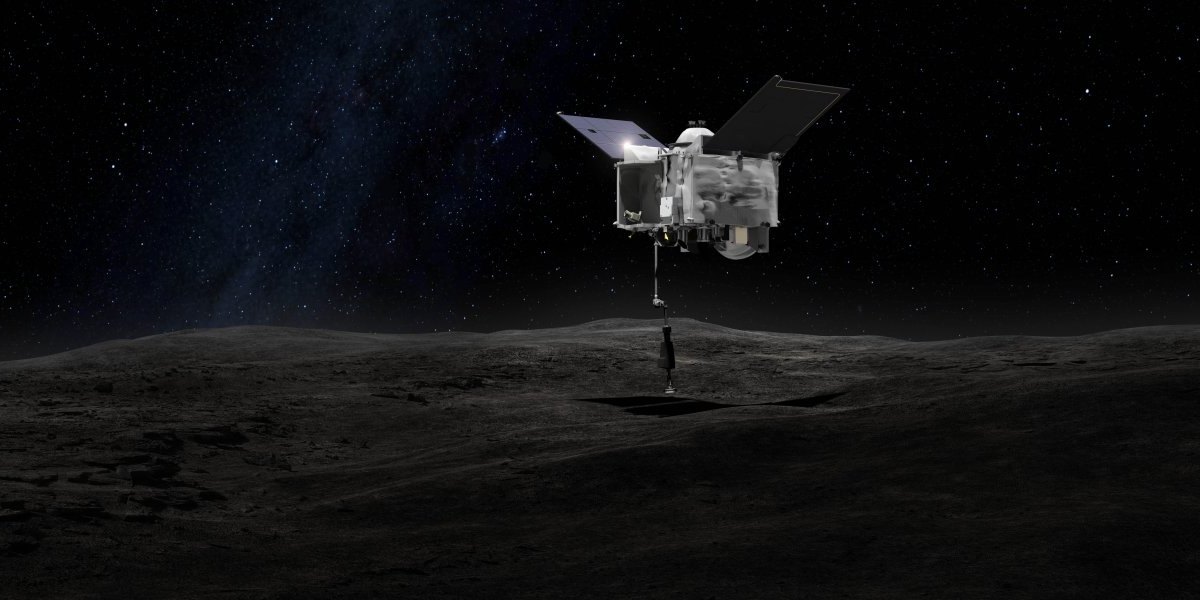 Die NASA-Sonde OSIRIS-Rex war am Montag bei Bennu angekommen (Grafik).