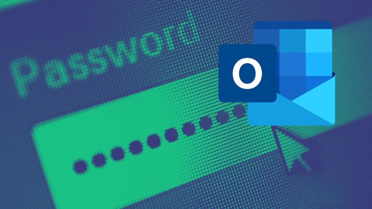 Outlook Passwort und das Logo