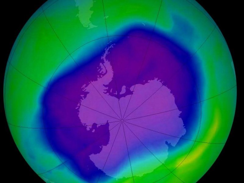 Ozonloch über der Arktis