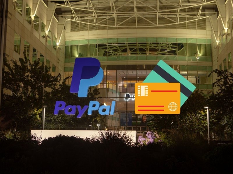 PayPal Logo und Kreditkarten