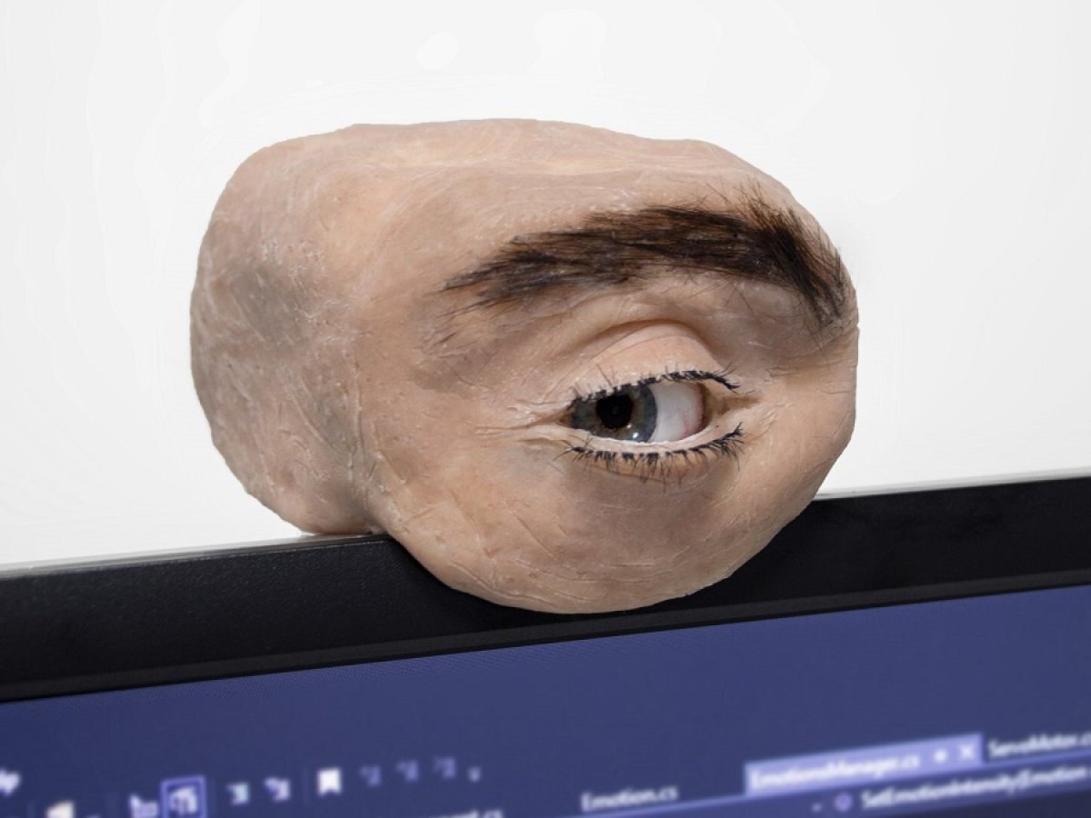 Eine Webcam