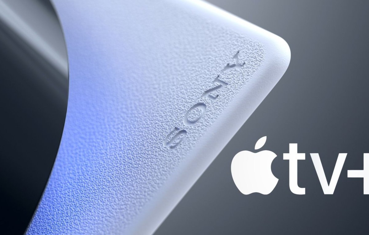 PlayStation 5 und das Apple TV Plus Logo