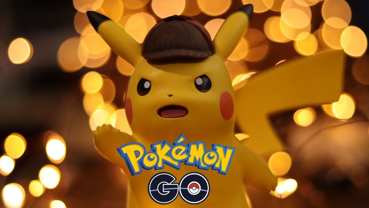 Pikachu und das Pokémon Go-Logo