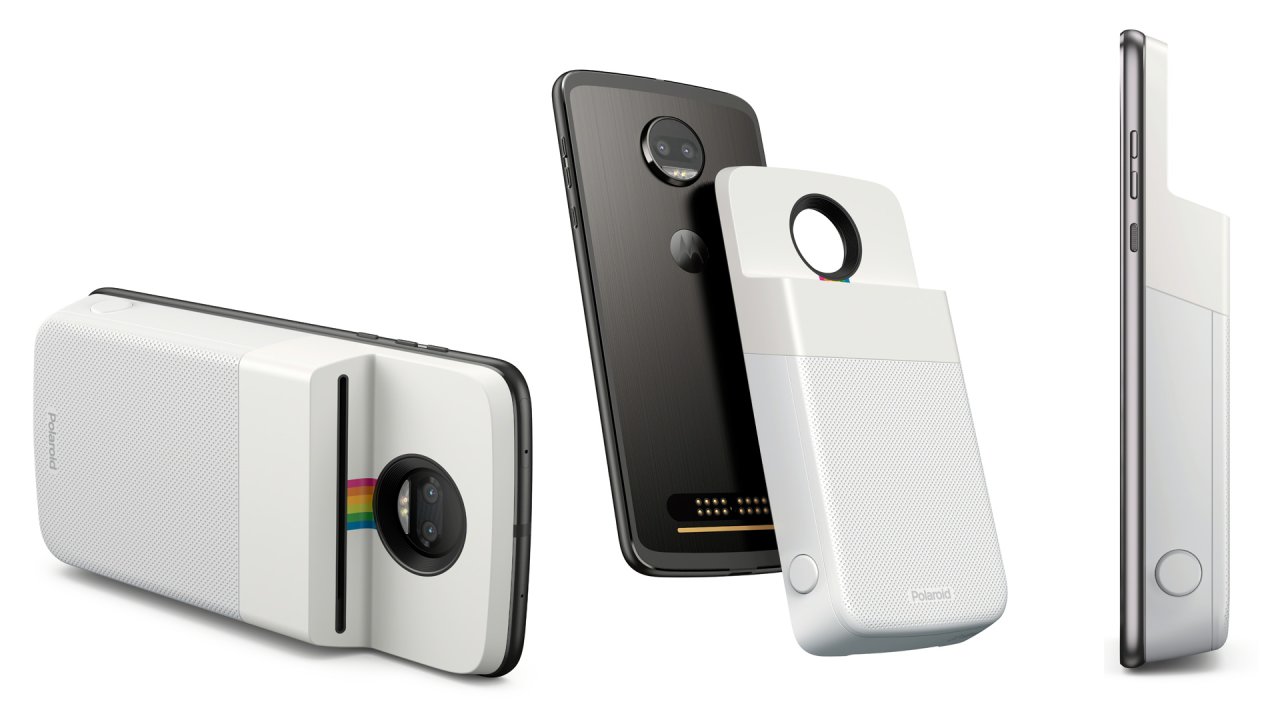 Der Polaroid Insta-Share Printer für Motorola Z Smartphones