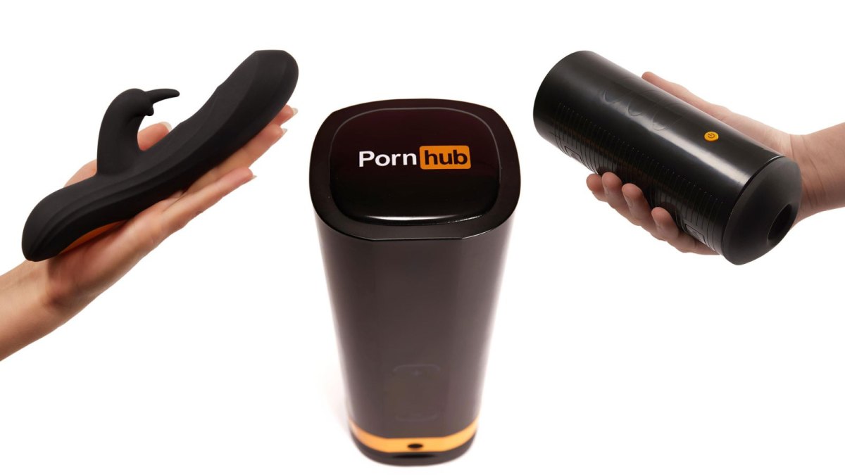 Die neuen interaktiven Sex-Toys von Pornhub (v.li.): Virtual Rabbit