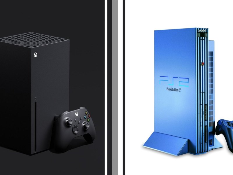 Xbox Series X und PlayStation 2