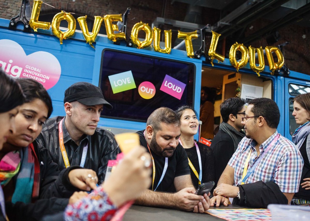 Das Motto der re:publica 17: "Love Out Loud". Es ging um Hass und Liebe im Netz.