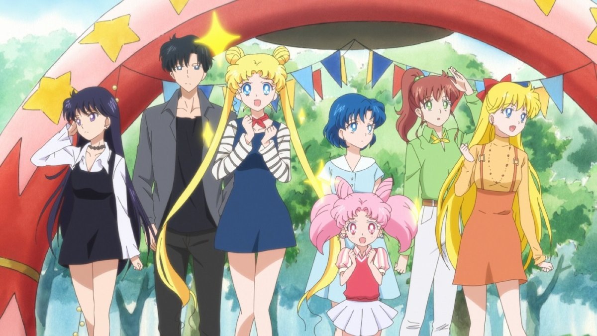 Sailor Moon und ihre Crew.