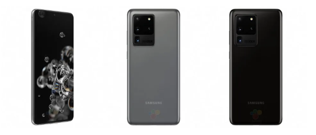 Angeblich offizielle Marketing-Bilder des Samsung Galaxy S20 Ultra.