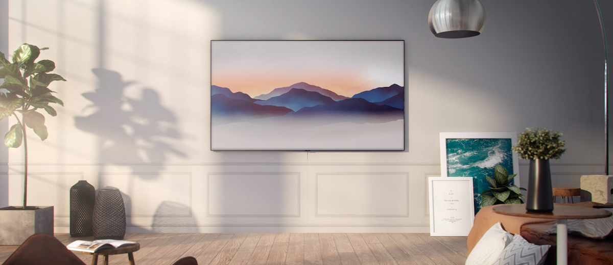 Ein kabelloser Samsung-Fernseher könnte an deiner Wand sehr viel besser aussehen.
