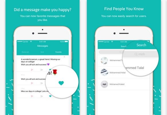 Die Messaging-App Sarahah erlaubt das Versenden von anonymen Botschaften