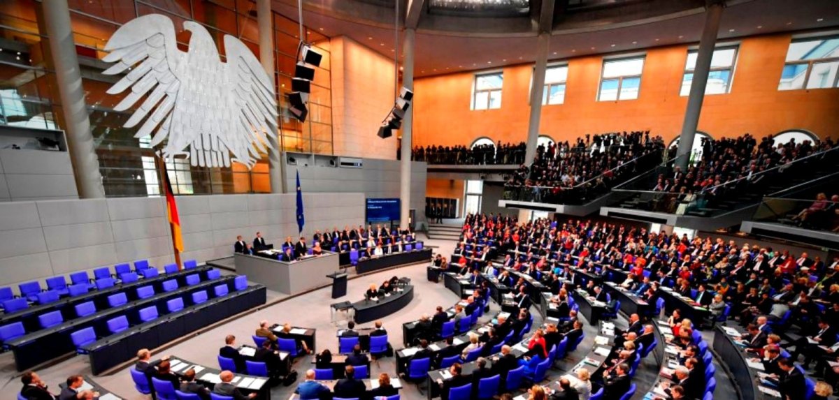 Plenarsaal des Reichstages