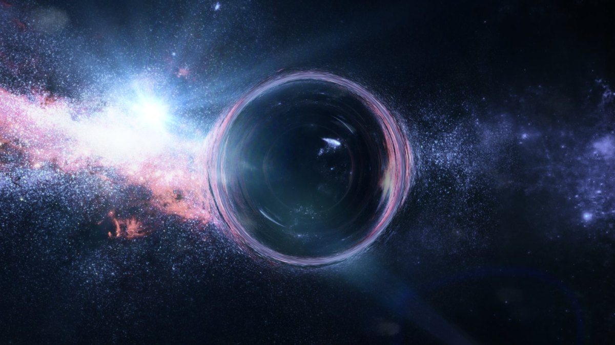 Schwarzes Loch im Universum. (Symbolbild)