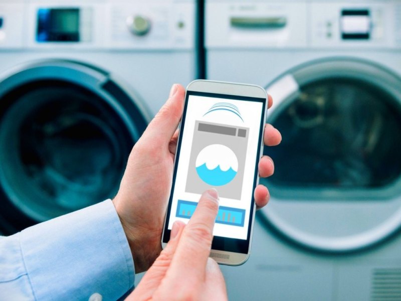 Smarte Waschmaschine mit App