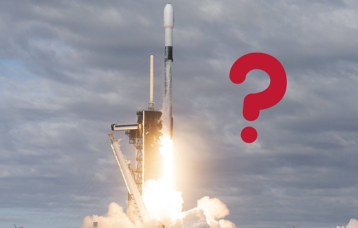 Eine SpaceX-Rakete.