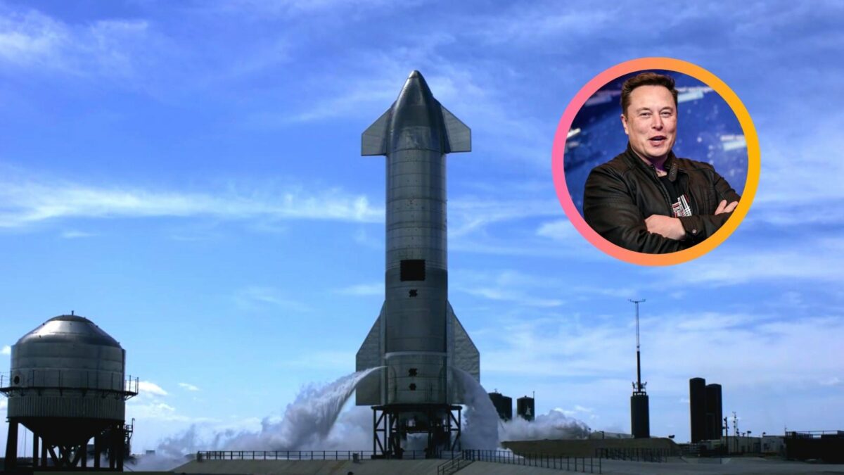 SN10 Starship-Rakete und Elon Musk