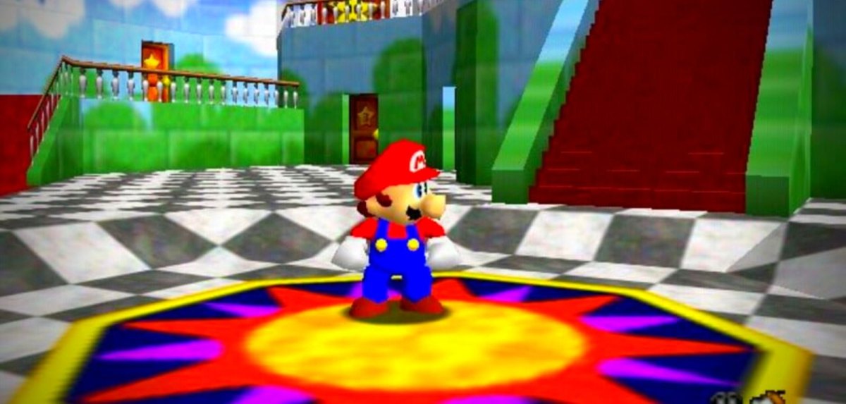 "Super Mario 64" (1996) Screenshot