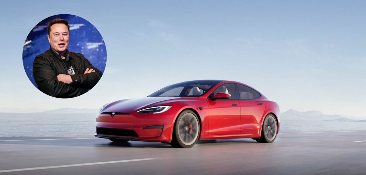 Elon Musk und das Tesla Model S Plaid