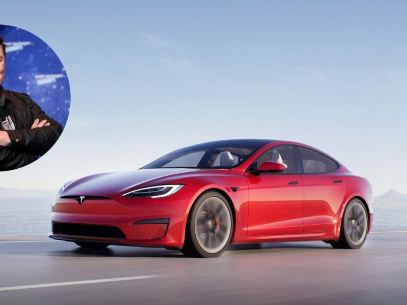 Elon Musk und das Tesla Model S Plaid