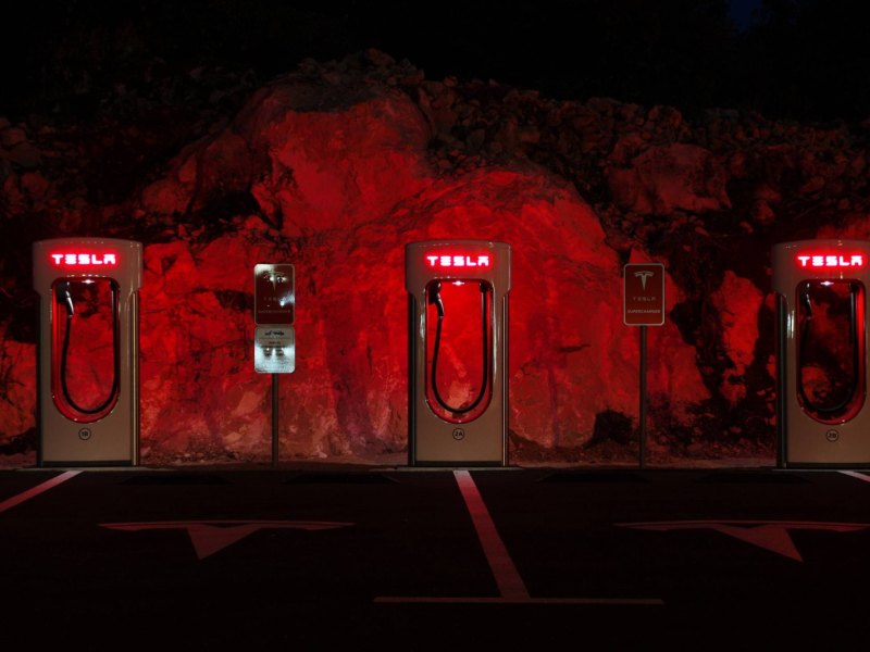 Tesla Supercharger-Stationen