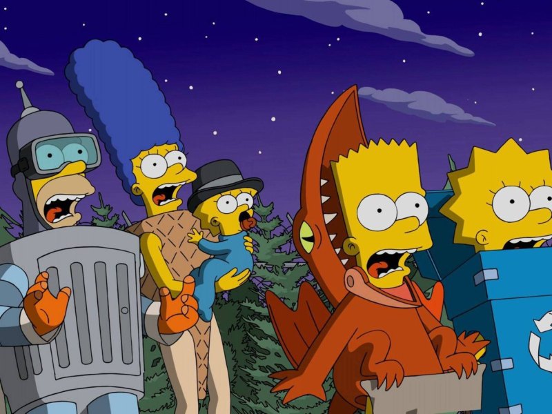 Szene aus die Simpsons