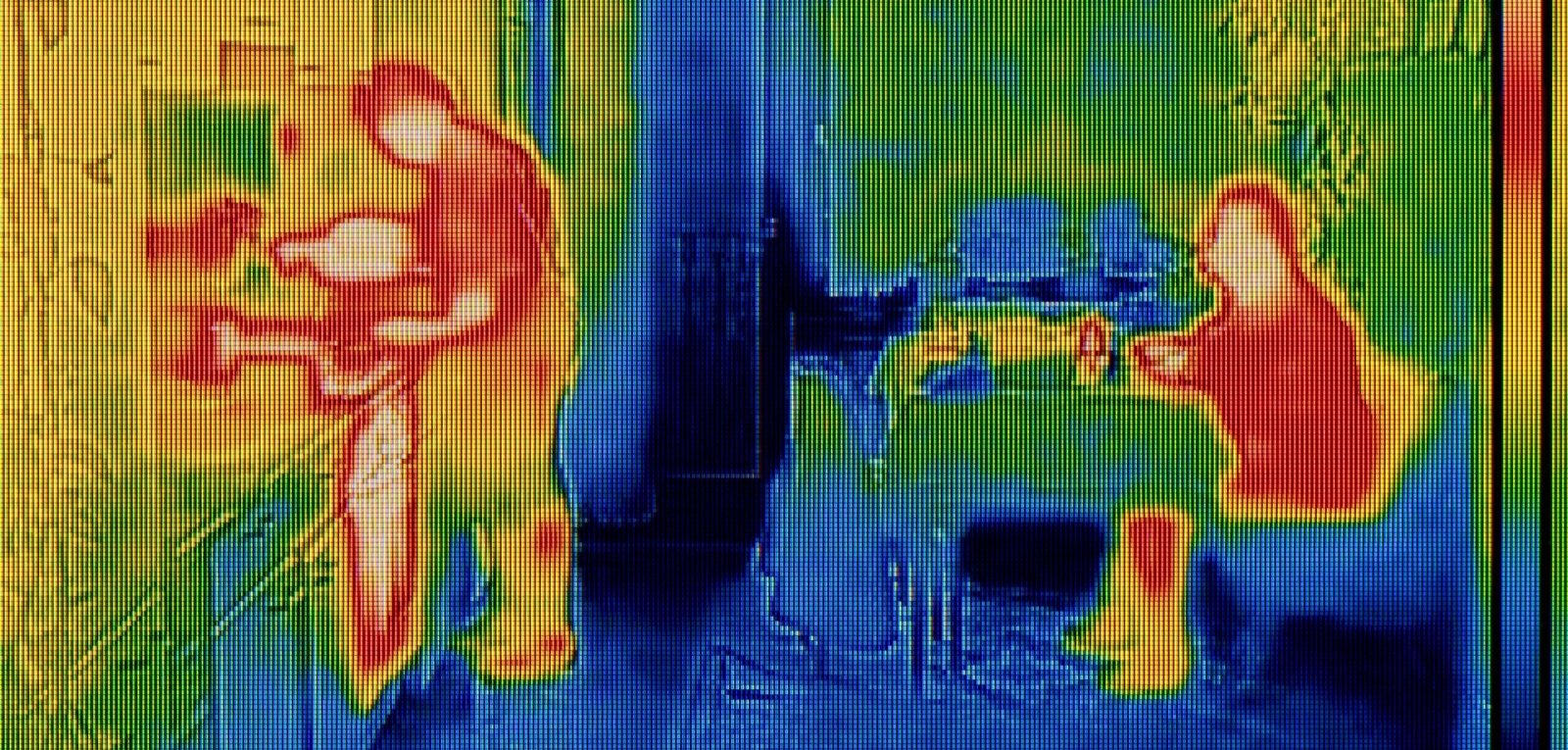 Kann man mit Wärmebild durch Wände schauen?