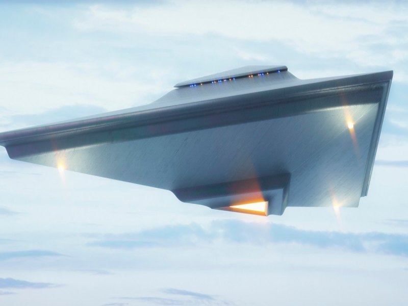 Illustration eines UFOs.