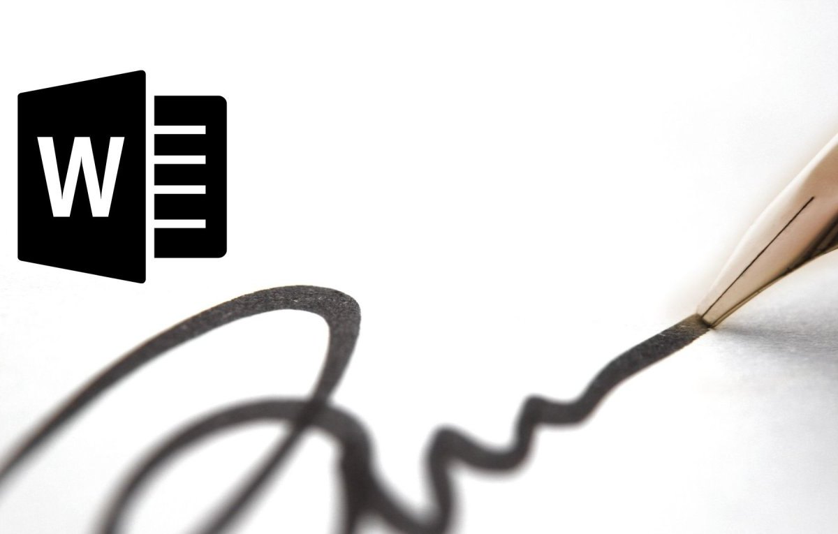 Unterschrift in Microsoft Word