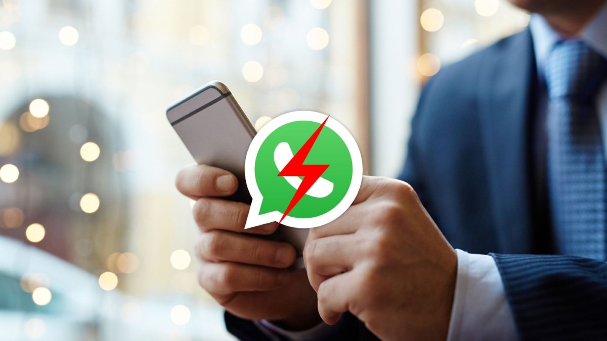 WhatsApp-Logo beschädigt