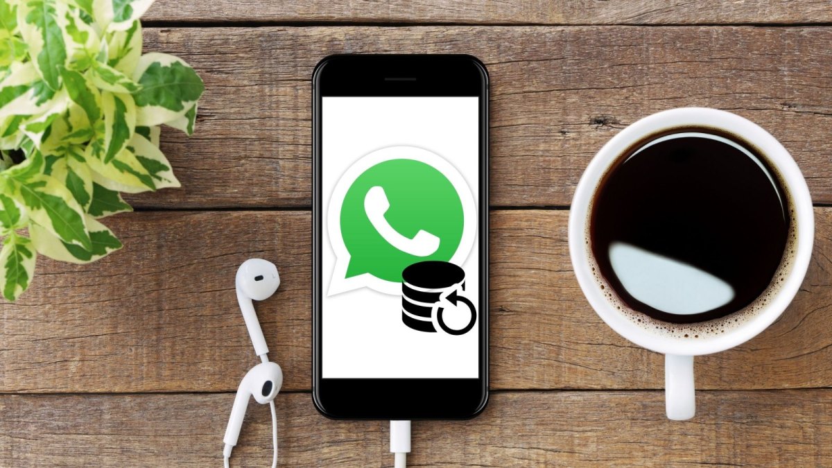 WhatsApp Backup auf einem Smartphone