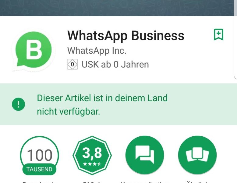 Screenshot WhatsApp Business
