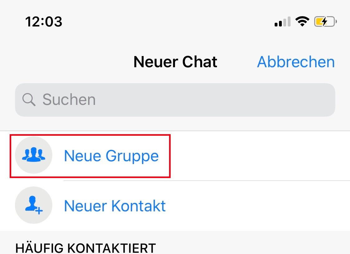 Der eindeutige Beweis: Erstell einfach bei WhatsApp eine Gruppe mit der Person.